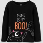 Toddler Girls' Long Sleeve Halloween 'mama Is My Boo' T-shirt - Just One You Made By Carter's