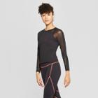 Women's Long Sleeve Mesh Shirt - Joylab Black