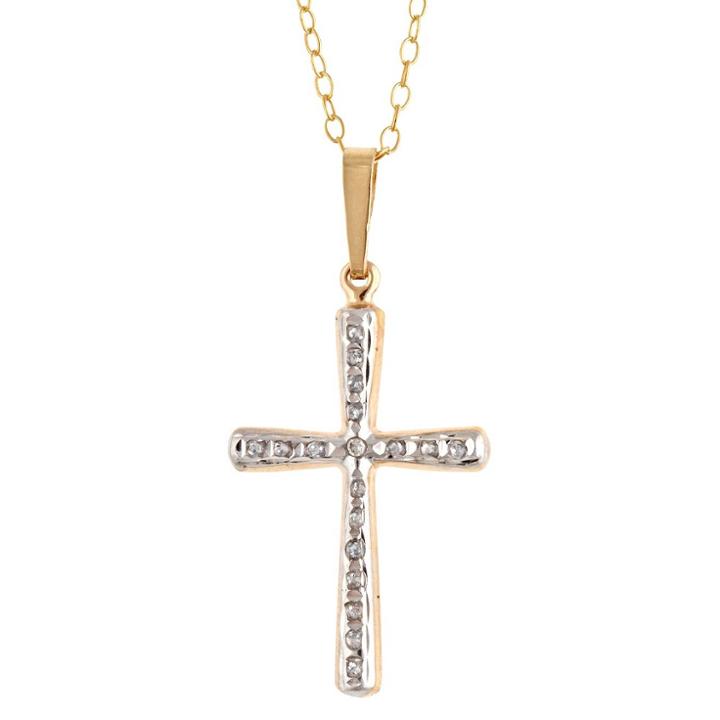 Target Sterling Silver Pendant Necklace With Diamond Accents - Yellow, Women's