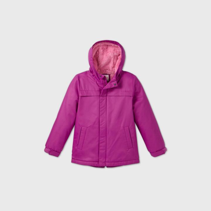 Girls' Playground Parka Jacket - Cat & Jack Purple
