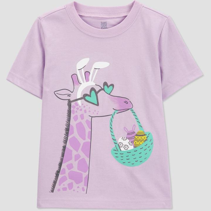 Toddler Girls' Giraffe T-shirt - Just One You Made By Carter's Purple
