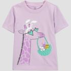 Toddler Girls' Giraffe T-shirt - Just One You Made By Carter's Purple