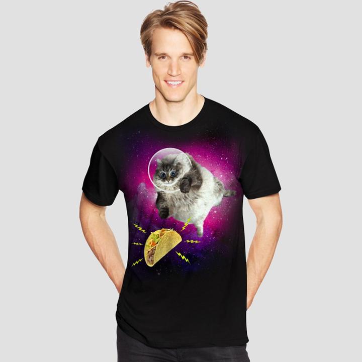 Hanes Men's Short Sleeve Graphic T-shirt - Midnight Black