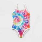 Girls' Tie-dye One Piece Swimsuit - Cat & Jack