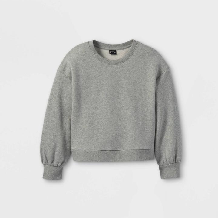 Kids' Crew Neck Sweatshirt - Art Class Heather Gray