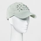 Women's Embellished Denim Baseball Hat - Mossimo Supply Co. Blue