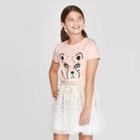 Petitegirls' Short Sleeve Cheetah Graphic T-shirt - Cat & Jack Powder Pink