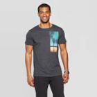 Men's Standard Fit Palms Sunset Short Sleeve Graphic T-shirt - Goodfellow & Co Charcoal Heather