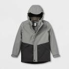Boys' 3-in-1 Rain Jacket - Cat & Jack Black/gray