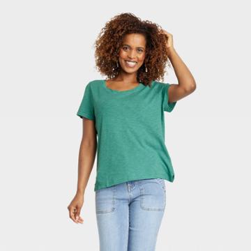 Women's Short Sleeve T-shirt - Knox Rose Green
