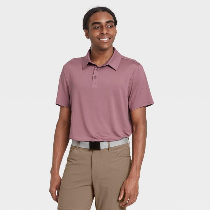 Men's Jersey Polo Shirt - All In Motion Grape