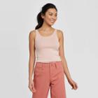 Women's Slim Fit Any Day Tank Top - A New Day Light Pink