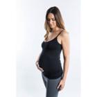 Maternity Belly Support Seamless Camisole - Isabel Maternity By Ingrid & Isabel Black