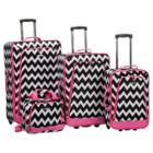 Rockland Escape 4pc Softside Checked Luggage