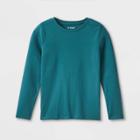 Girls' Long Sleeve T-shirt - Cat & Jack Teal