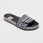 Dv Brand Women's Dv Annalyse Woven Slide Sandals - Blue