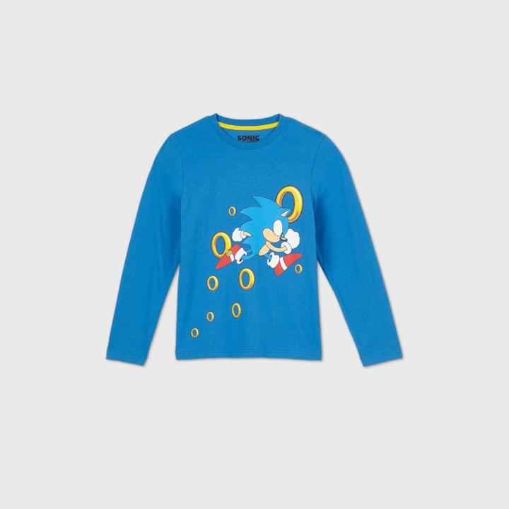 Boys' Sonic The Hedgehog Graphic T-shirt - Blue