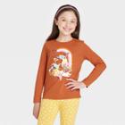 Girls' 'unicorn' Long Sleeve T-shirt - Cat & Jack Cinnamon