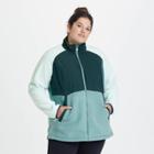 Women's Plus Size Polartec Fleece Jacket - All In Motion Teal