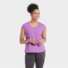 Women's Cap Sleeve T-shirt - All In Motion Violet