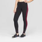 Women's Running Cold Weather Mid-rise Leggings 27 - C9 Champion Black/dark Berry Purple