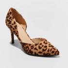 Women's Lacey D'orsay Heel Pumps - A New Day Brown