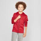Boys' Textured Tech Fleece Full Zip Hoodie - C9 Champion Burgundy (red) Heather
