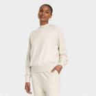 Women's Rib-knit Sweatshirt - Universal Thread Gray