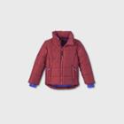 Girls' Puffer Jacket - All In Motion Iridescent Maroon Xxl, Iridescent Red