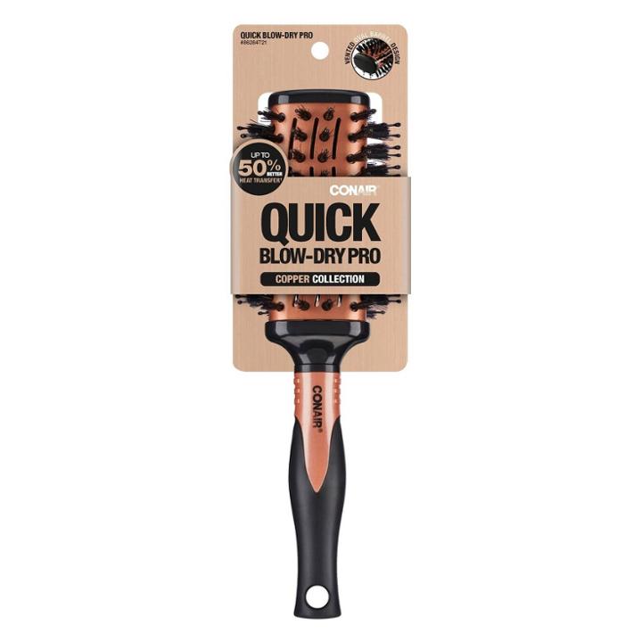 Conair Quick Blow Dry Pro Vented Porcupine Oval Hair Brush