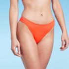 Women's High Leg Extra Cheeky Bikini Bottom - Shade & Shore Orange