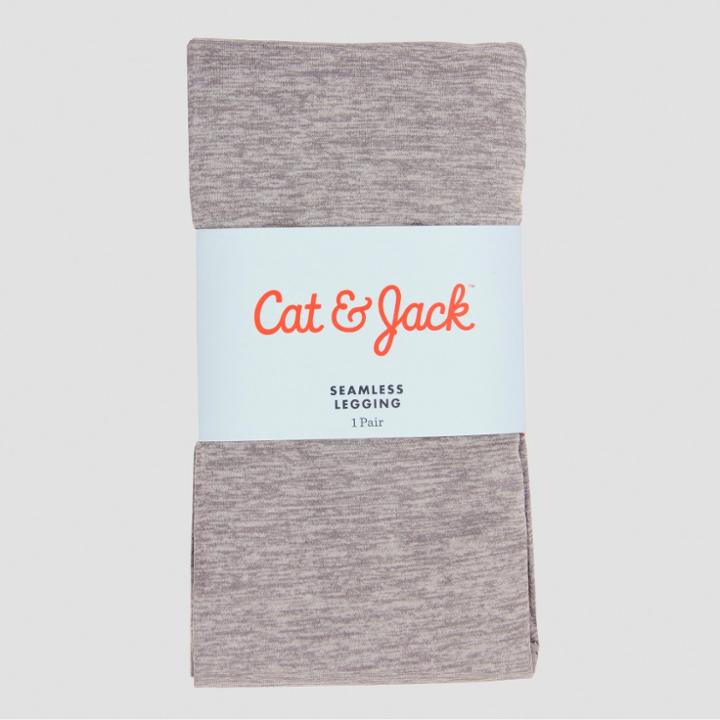 Girls' Seamless Leggings - Cat & Jack Gray 4-6x,
