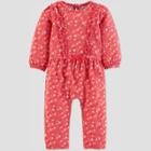 Baby Girls' 1pc Floral Jumpsuit - Just One You Made By Carter's Pink