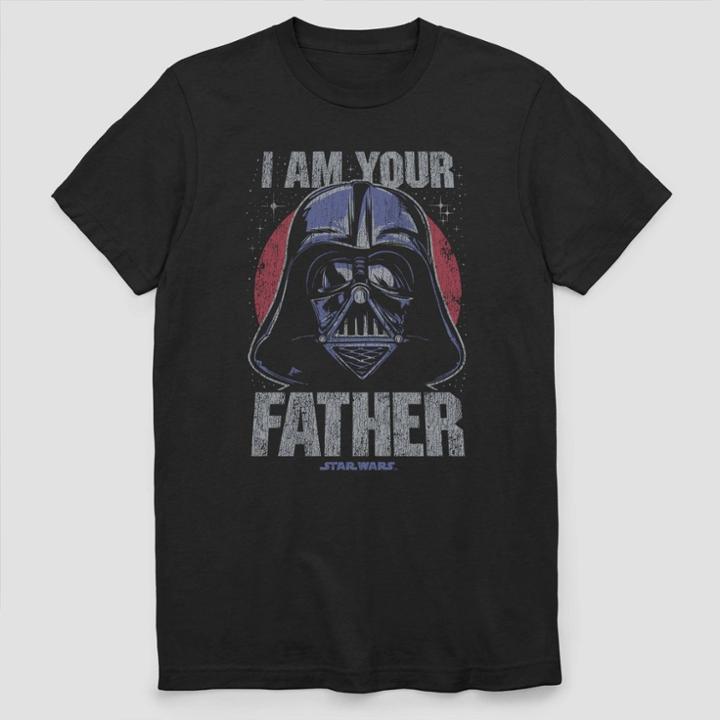 Men's Star Wars 'i Am Your Father' Short Sleeve Graphic T-shirt - Black
