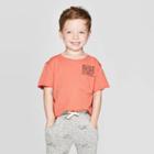 Toddler Boys' Short Sleeve Graphic Pocket T-shirt - Art Class Orange
