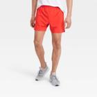 Men's Lined Run Shorts 5 - All In Motion Dark Orange