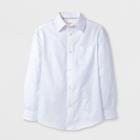 Boys' Long Sleeve Button-down Shirt - Cat & Jack White