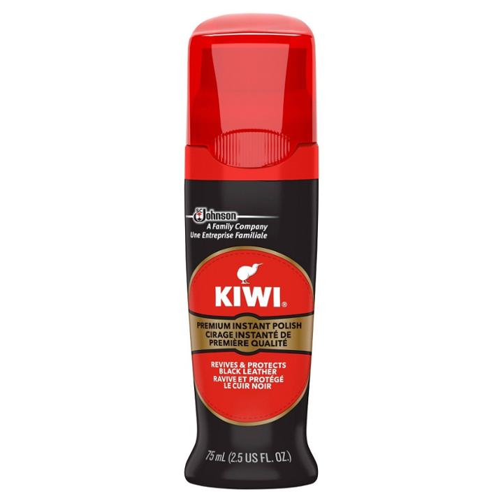 Kiwi Instant Shine And Protect Black Liquid Shoe Polish