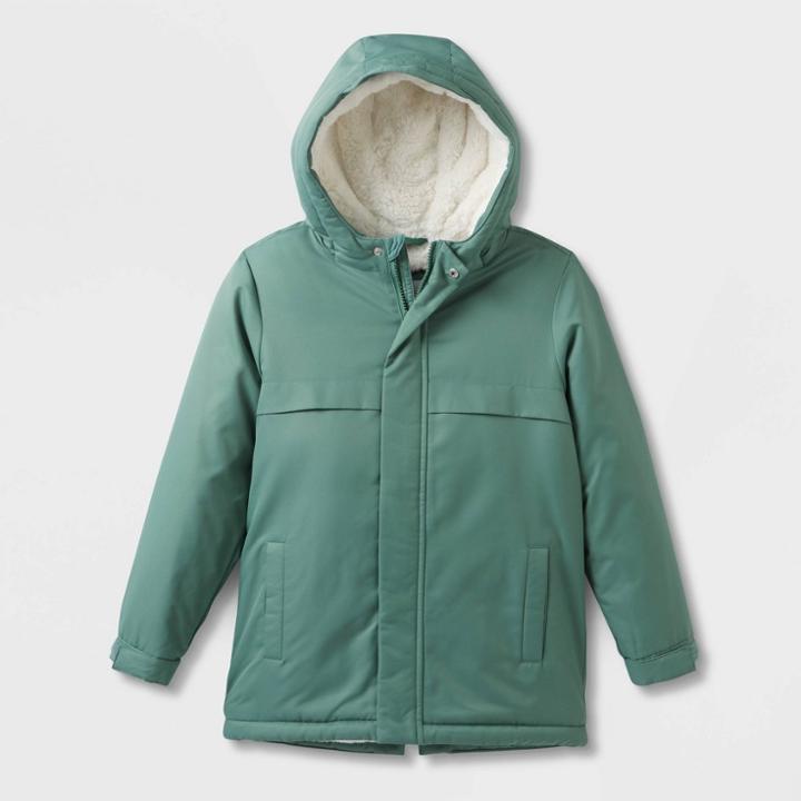 Kids' Playground Parka Jacket - Cat & Jack Green