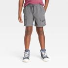 Boys' Quick Dry 'above The Knee' Relaxed Pull-on Cargo Shorts - Cat & Jack Dark Gray