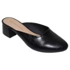 Women's Everly Block Heel Mules Who What Wear - Black