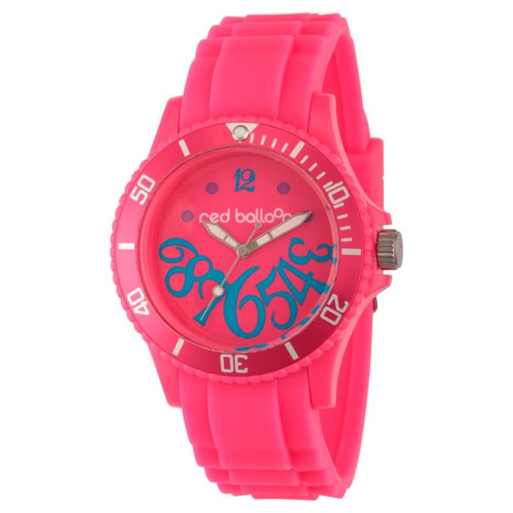 Women's Red Balloon Pink Plastic Watch - Pink