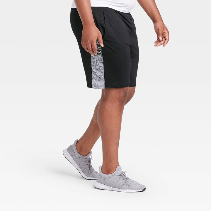 Men's 9 Train Shorts - All In Motion Black Gradient S, Men's,