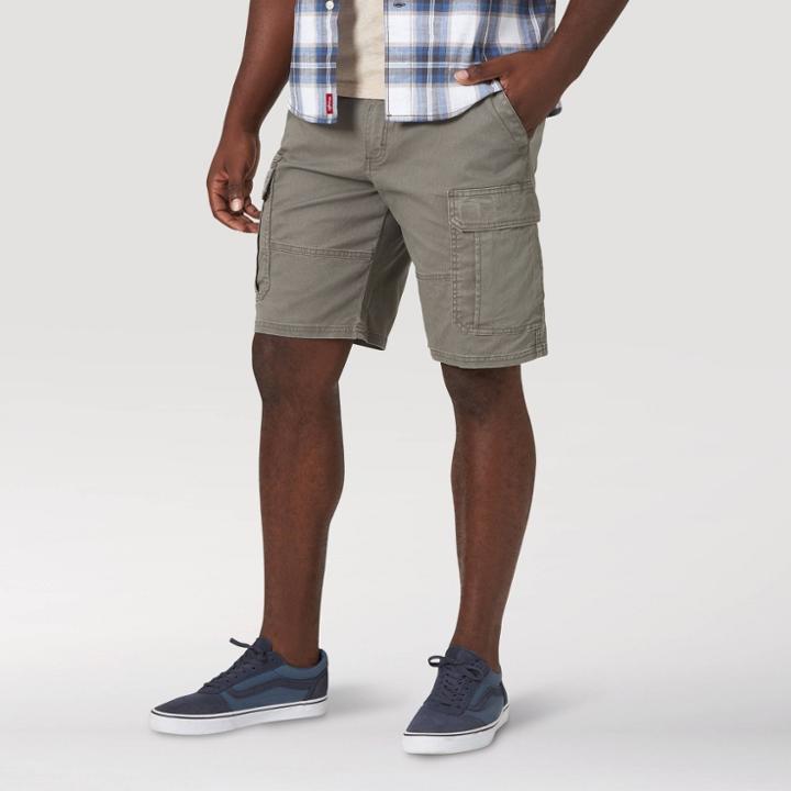Wrangler Men's 10 Cargo Shorts - Dark Green