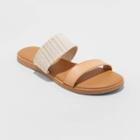 Women's Torri Two Band Slide Sandals - Universal Thread Taupe