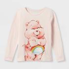 Girls' Care Bears Long Sleeve Graphic T-shirt - Pink