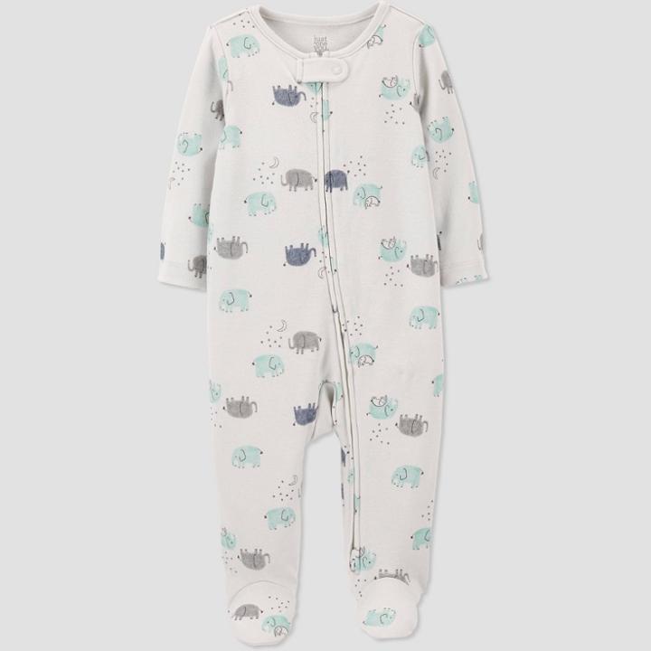 Baby Elephant Footed Pajama - Just One You Made By Carter's Newborn