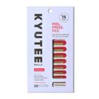 Kyutee Nails Peel. Press. File. Instant Manicure - Golden Flamingo