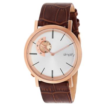 Simplify The 3100 Men's Leather-band Watch -