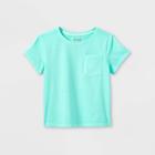 Girls' Washed Knit Short Sleeve T-shirt - Cat & Jack